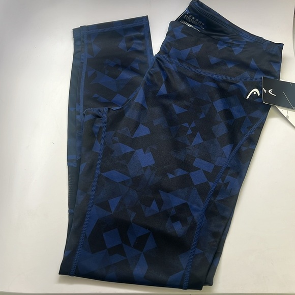Head Pants - Head Women’s Leggings Size Large Blue/Black